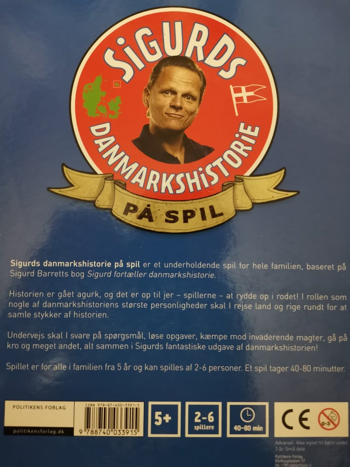 Sigurds Danmarkshistorie på spil,