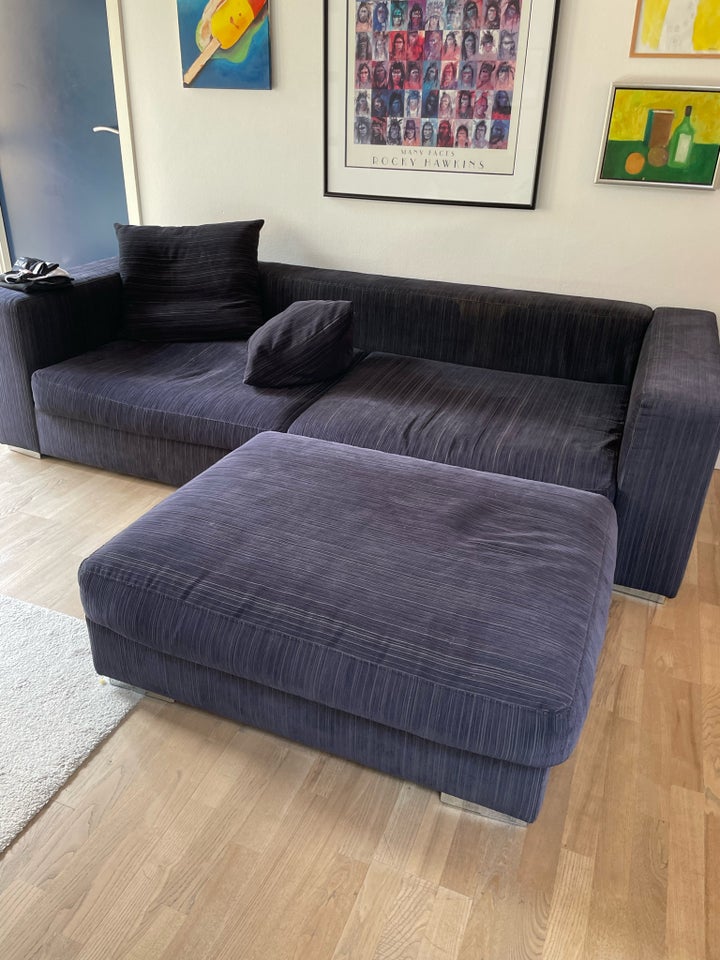 Sofa fløjl 3 pers