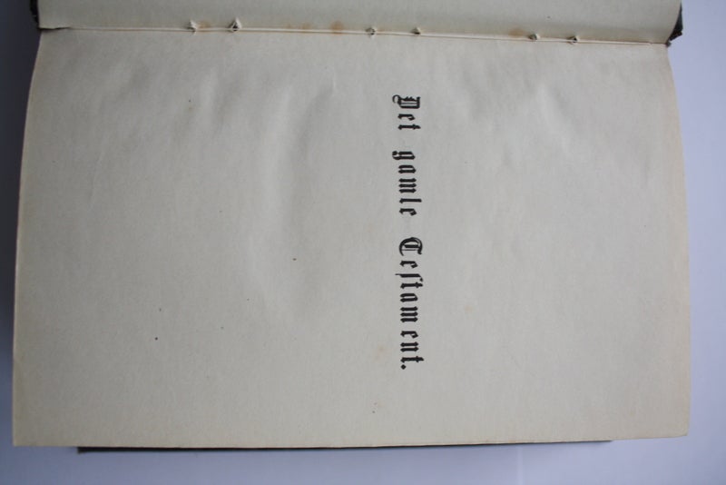 Dansk bibel 1911 i gotisk skrift