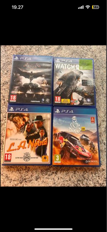 Ps4 spil pæne disk sælges 30kr pr stk