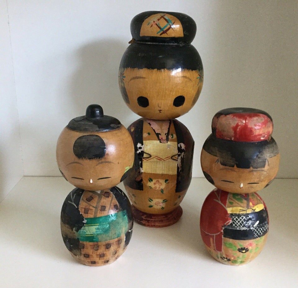 Gamle Træfigur  Kokeshi