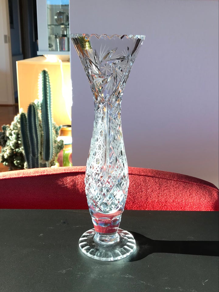 Vase, Krystalvase / glasvase