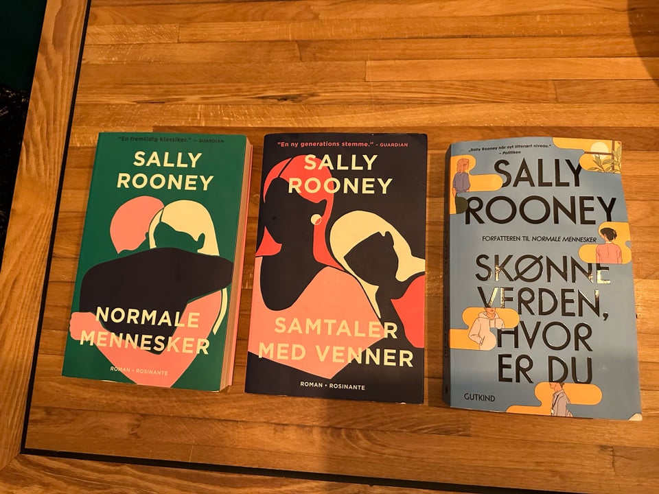 3 x Sally Rooney bøger  Sally