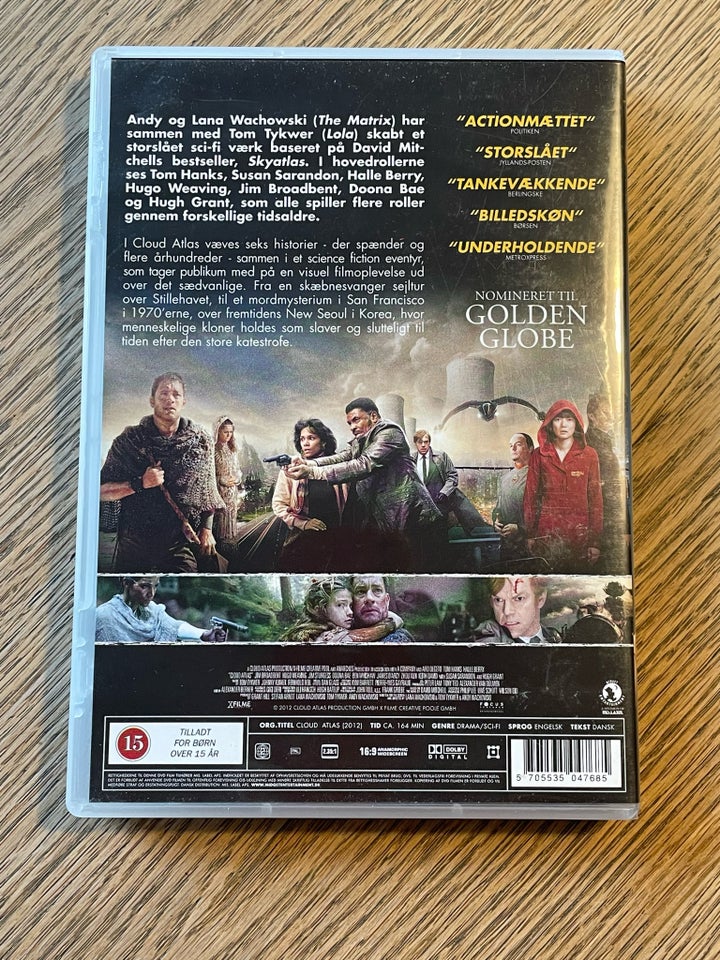 Cloud Atlas, DVD, drama