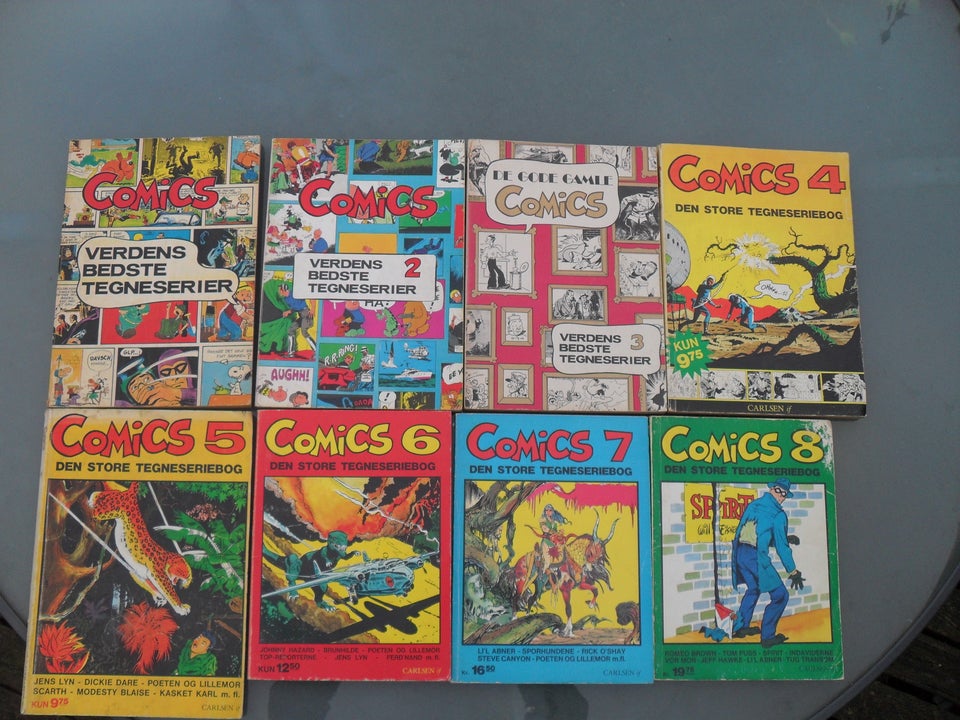 STORE COMICS NR. 1-8 KOMPLET,