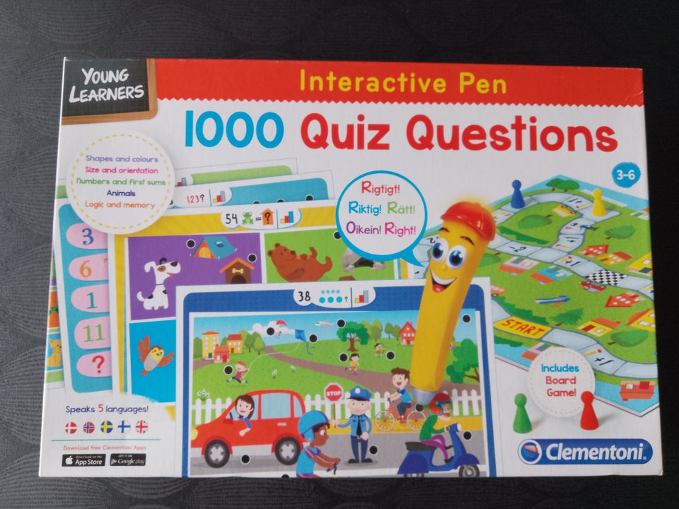 Interactive pen - 1000 quiz