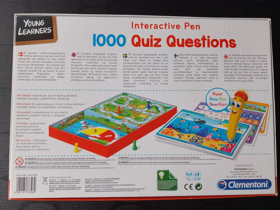 Interactive pen - 1000 quiz