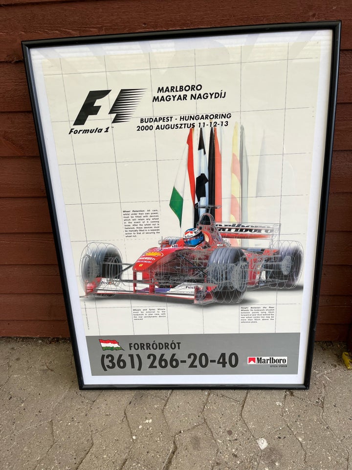 Plakater, Formel 1 løbsplakat