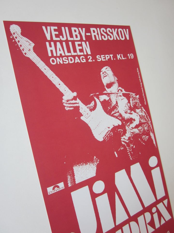 Koncertplakat Jimi Hendrix b: 32