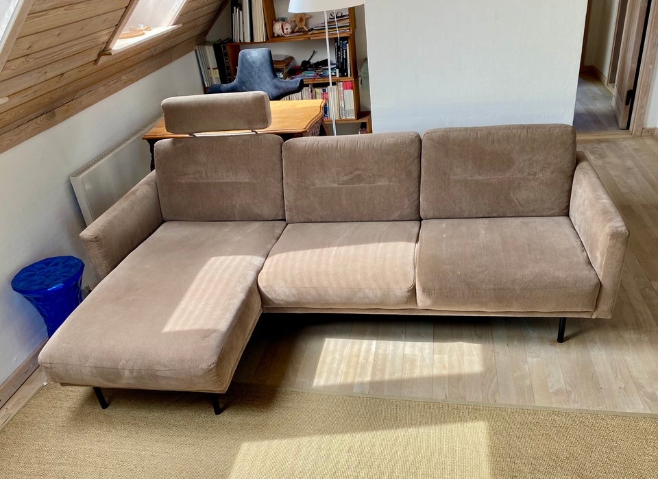 Sofa fløjl 3 pers