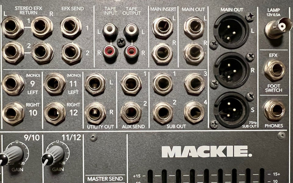 Lydmikser, Mackie CFX12 MK II