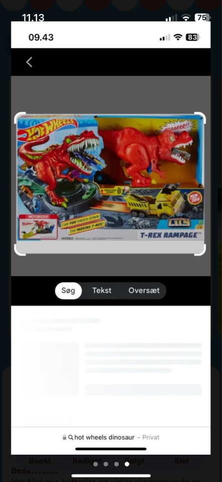 Andet legetøj, Hot wheels t-rex