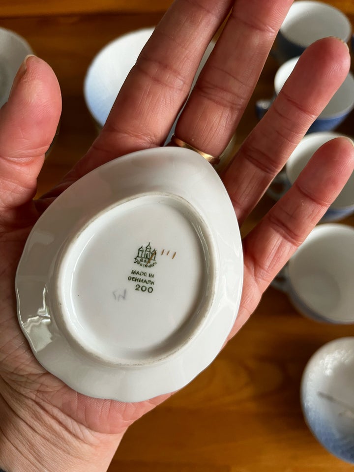 Porcelæn Kaffestel Mågestel med