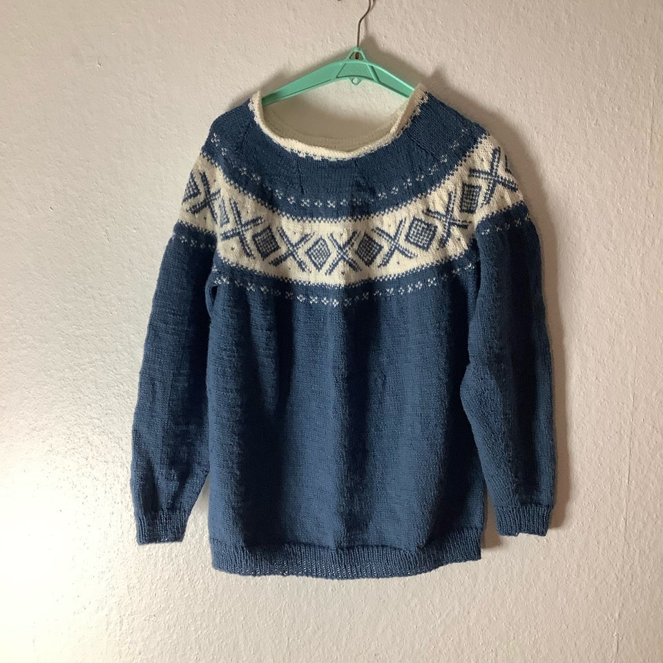 Sweater, Hjemmestrikket, str. L