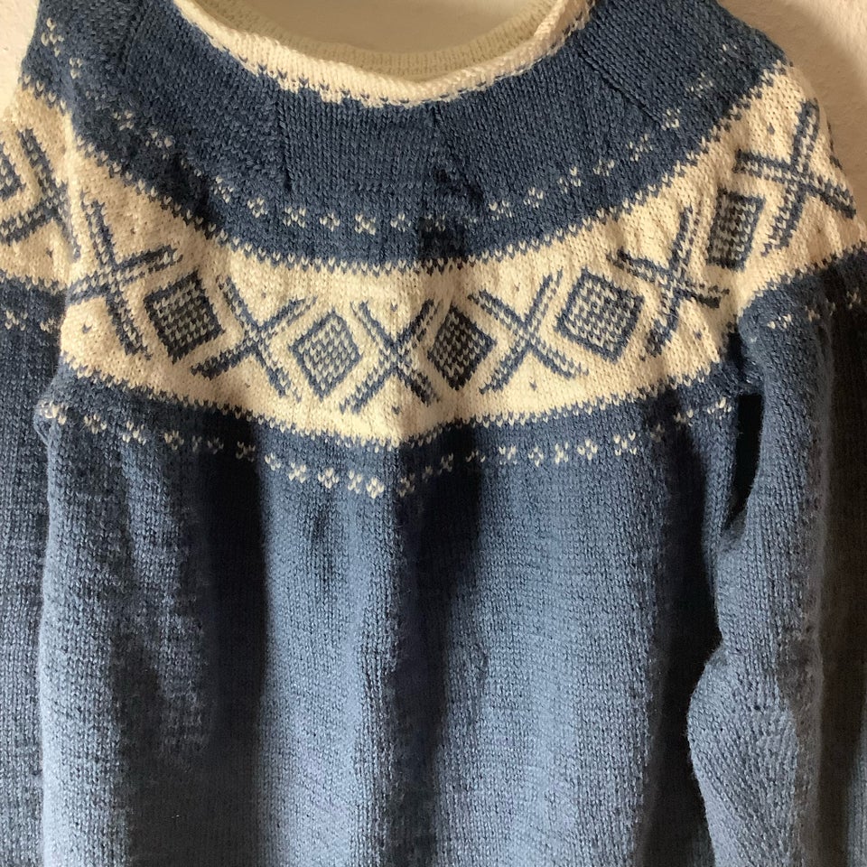 Sweater, Hjemmestrikket, str. L