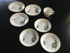 Porcelæn Grøn blomst Royal