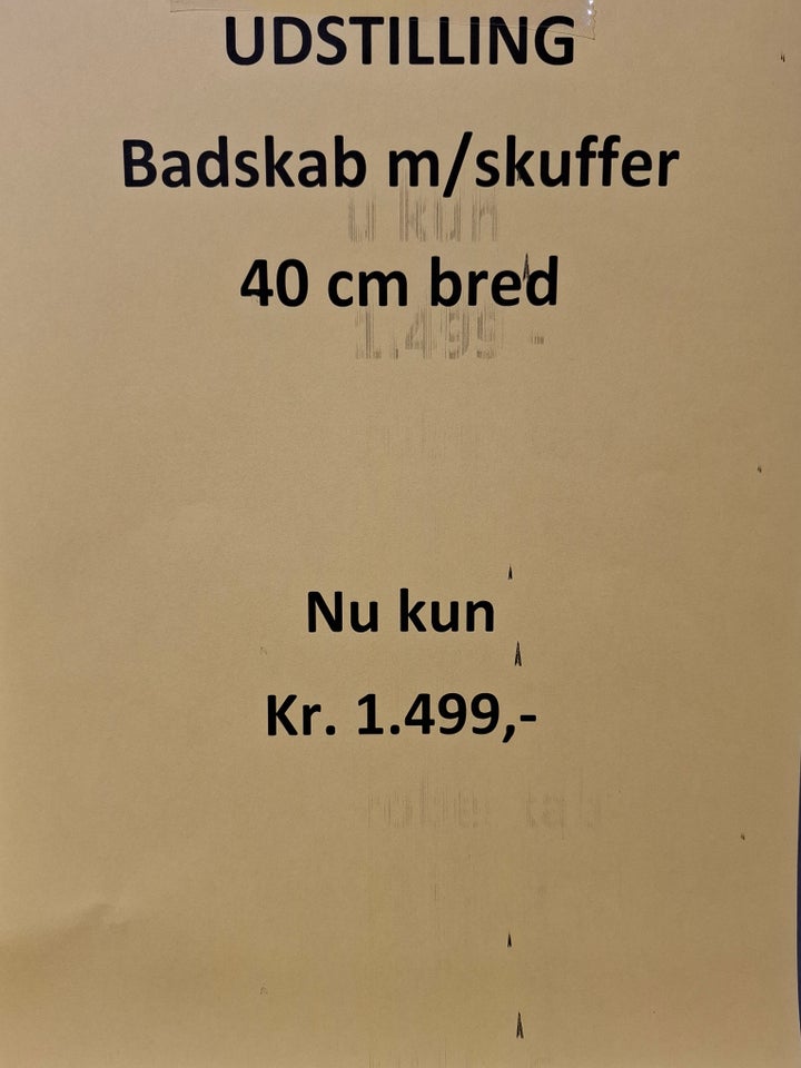 Kvik badskab m/ skuffer