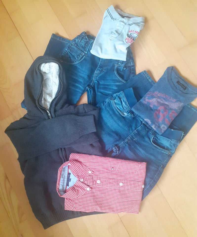 Blandet tøj, Jeans, trøje