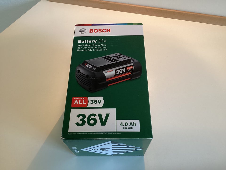 Akku-batteri, Uåbnet BOSCH