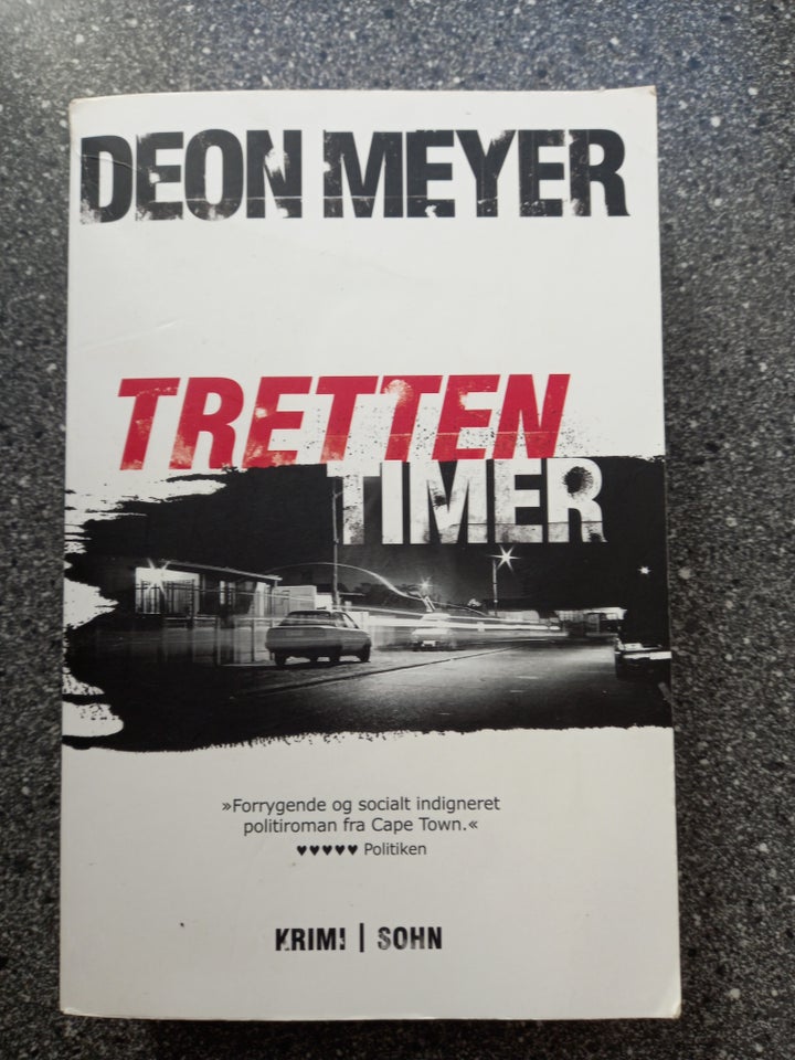 Tretten timer, Deon Meyer, genre: