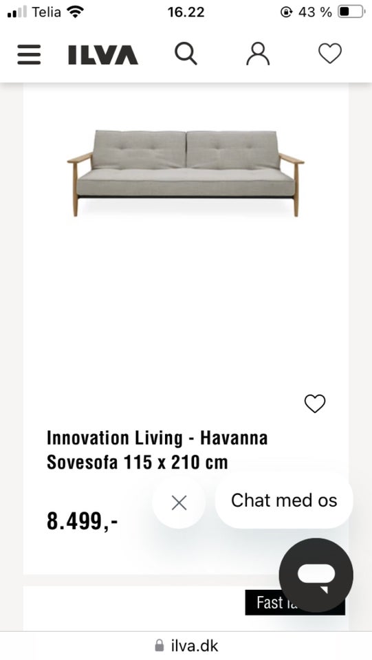 Sofa, 4 pers. , Ilva