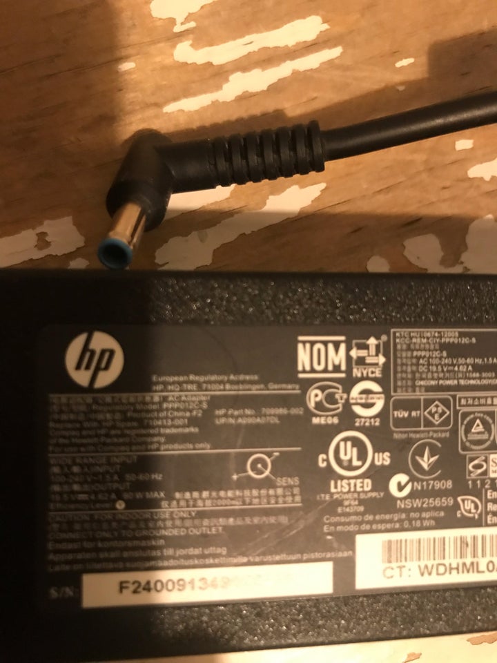 Oplader, Hp