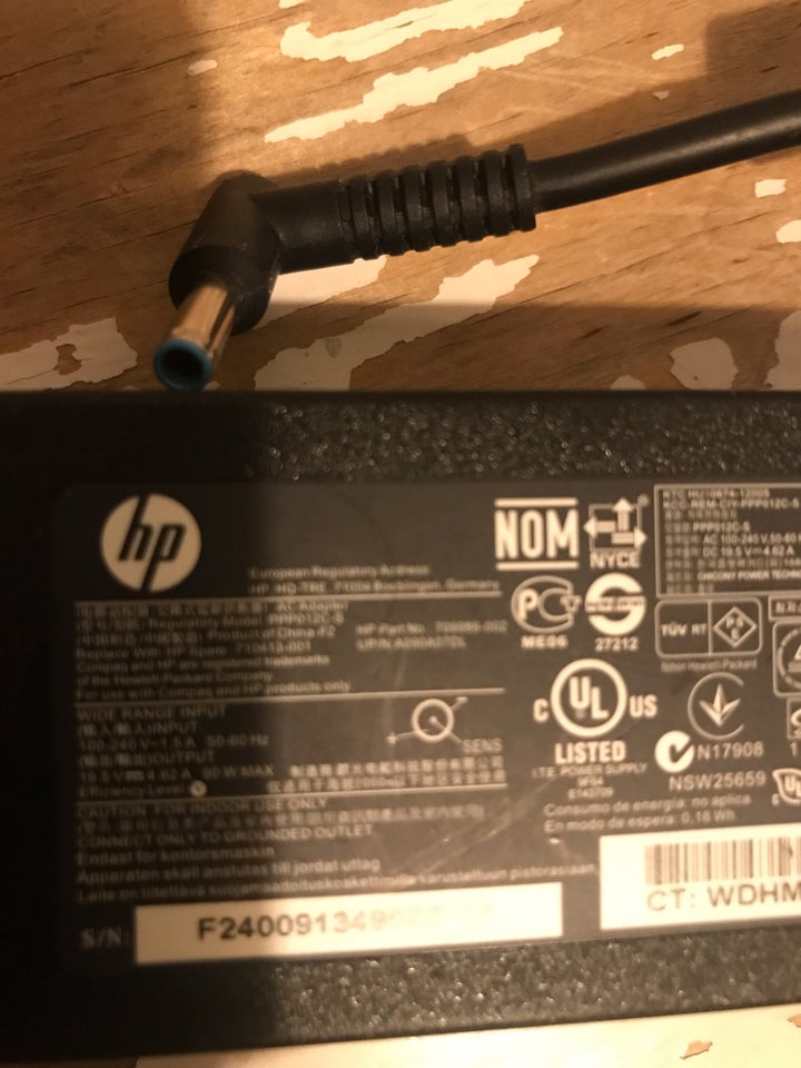 Oplader, Hp