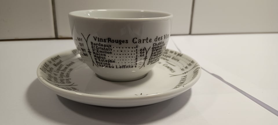 Porcelæn Pillivuyt kaffekopper ø