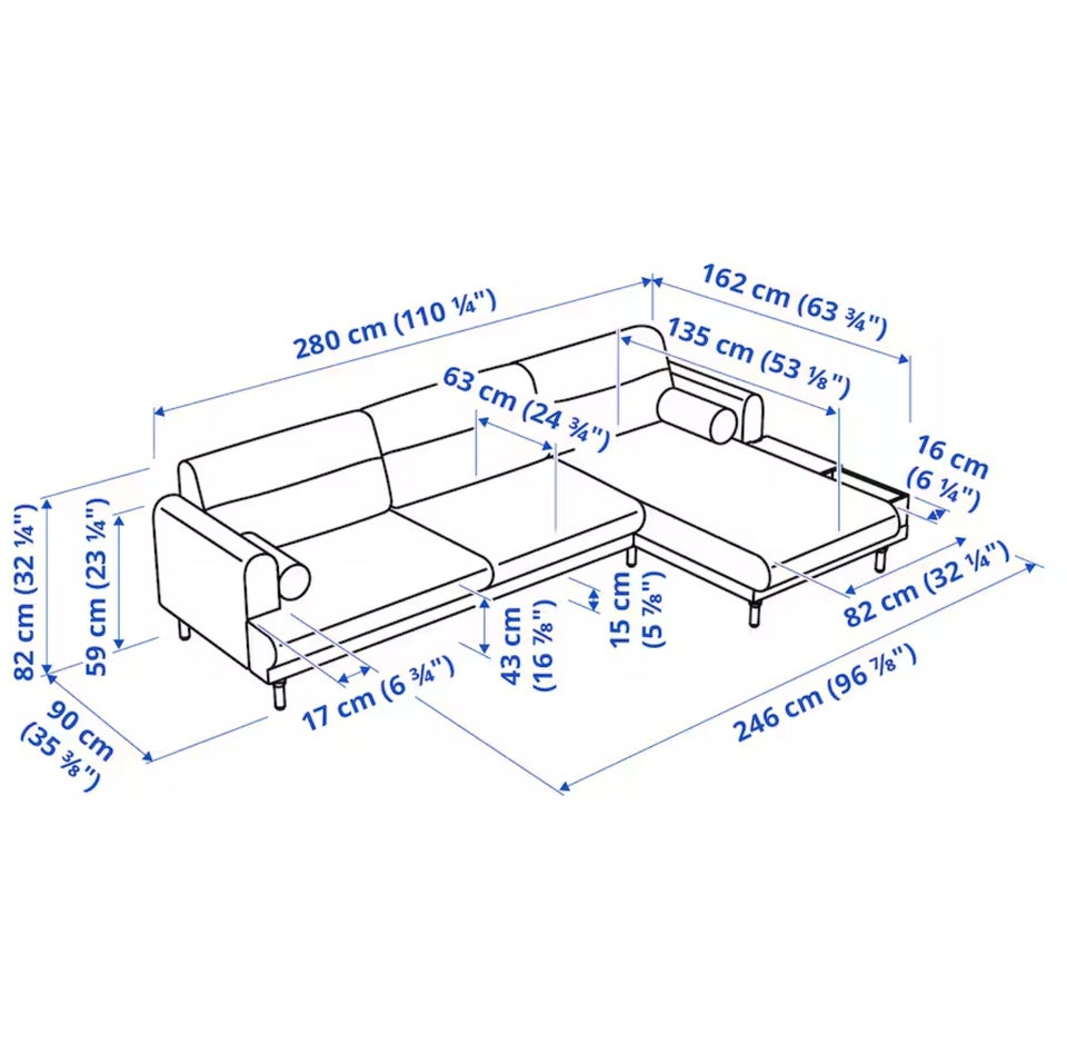 Hjørnesofa IKEA