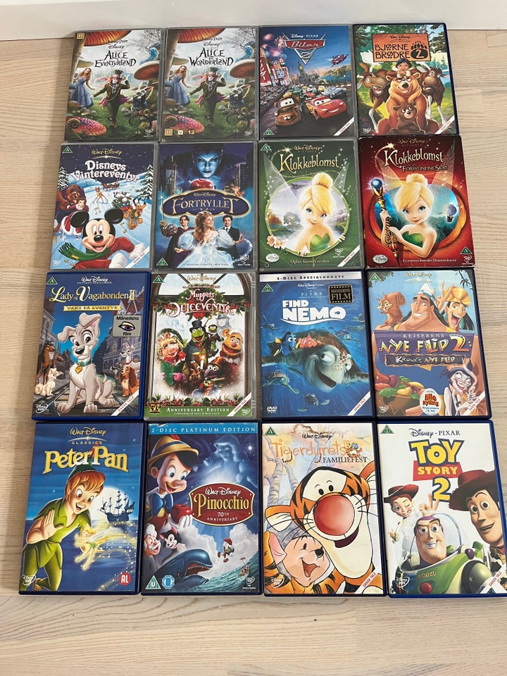 Blandede, instruktør Disney, DVD