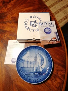 Royal Copenhagen juleplatte 2012