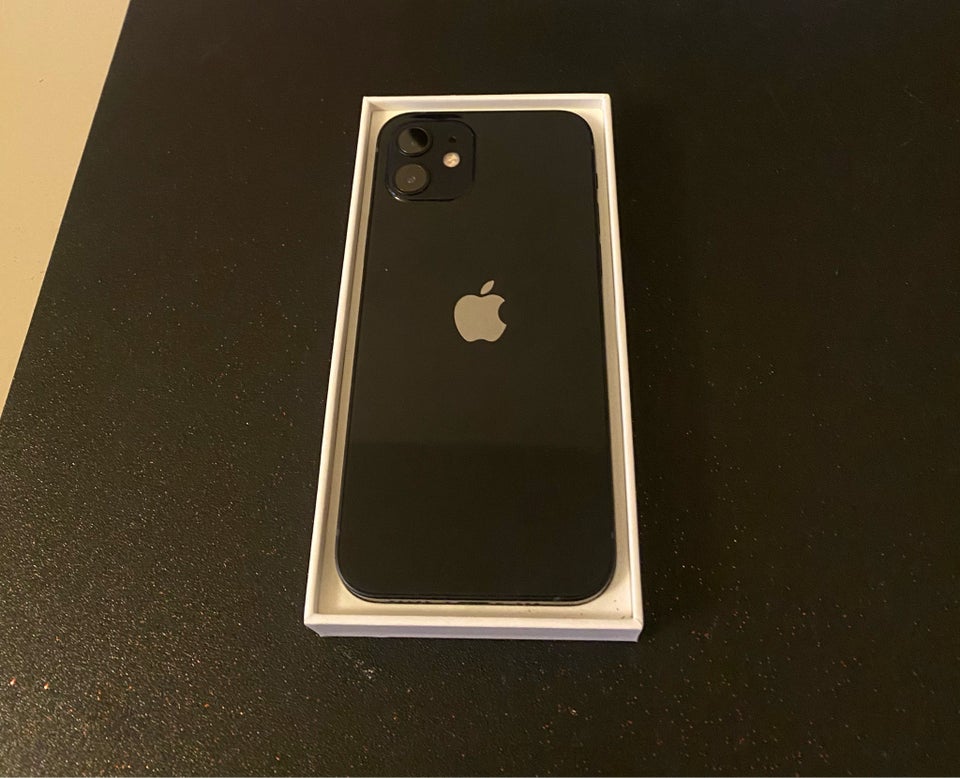 iPhone 12, 64 GB, sort