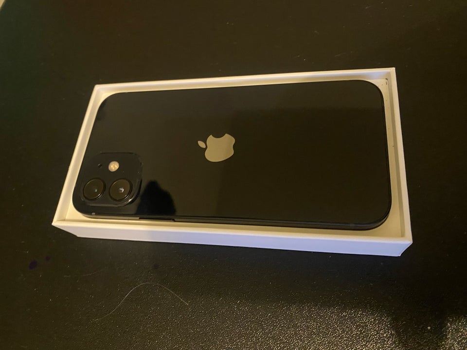 iPhone 12, 64 GB, sort