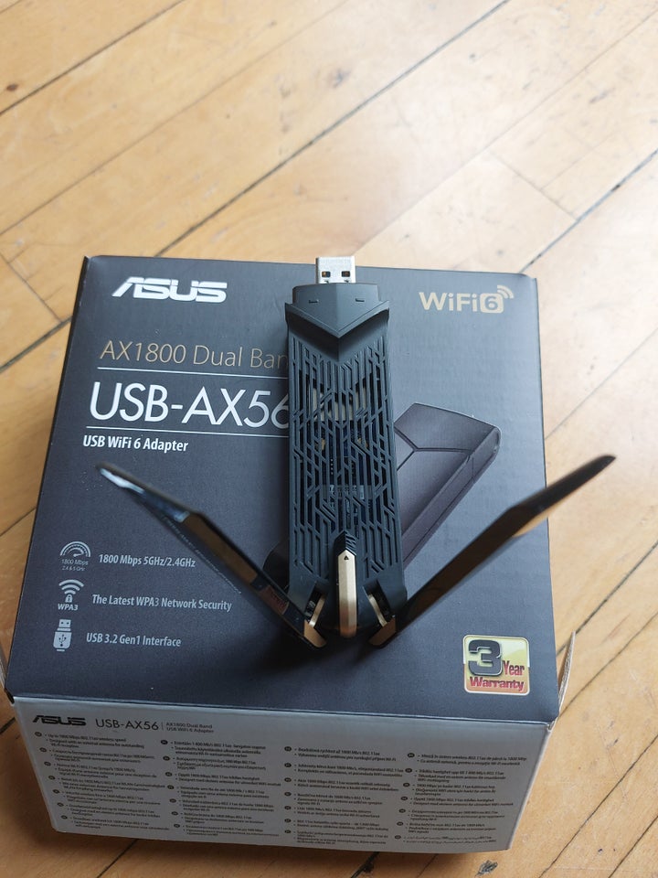 Adapter, wireless, Asus Ax 1800