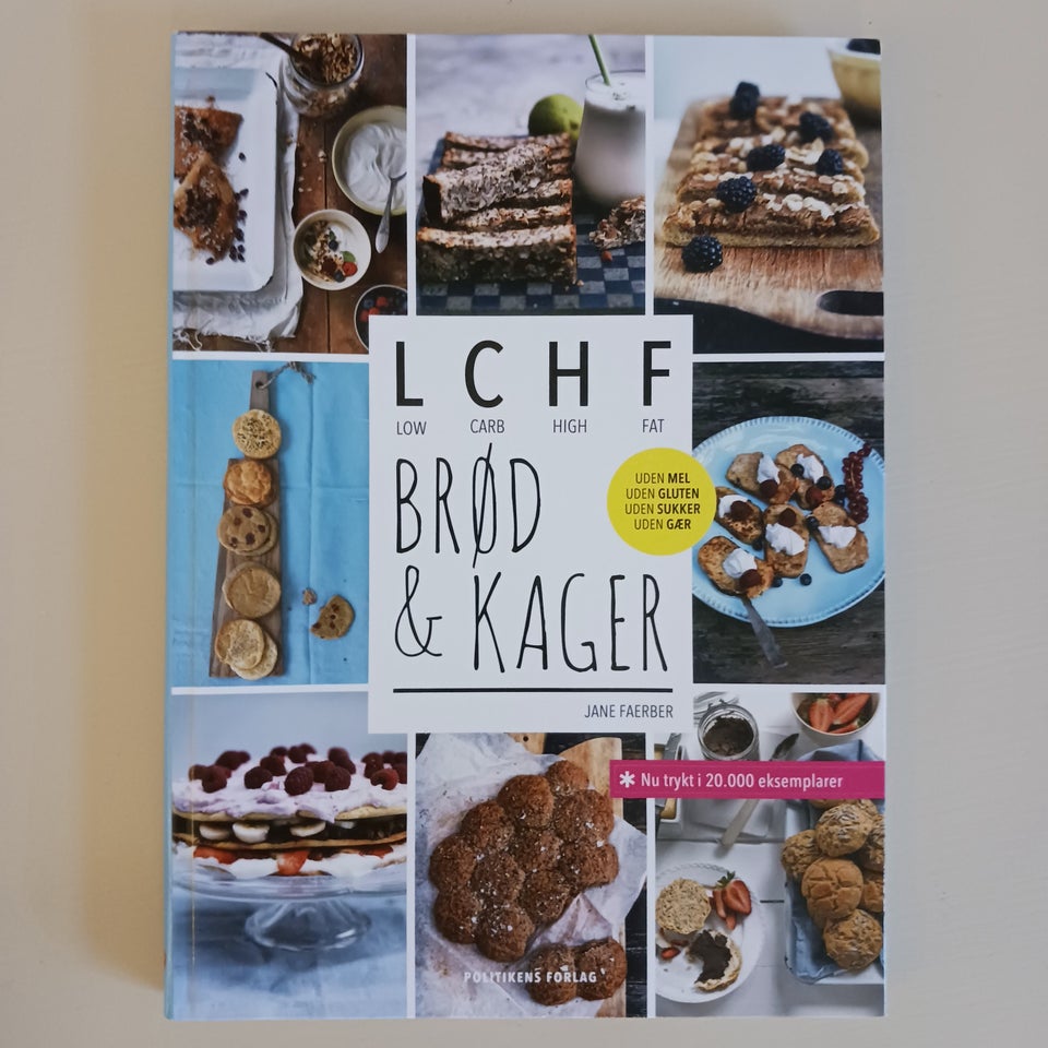 LCHF - brød og kager, Faerber, Jane