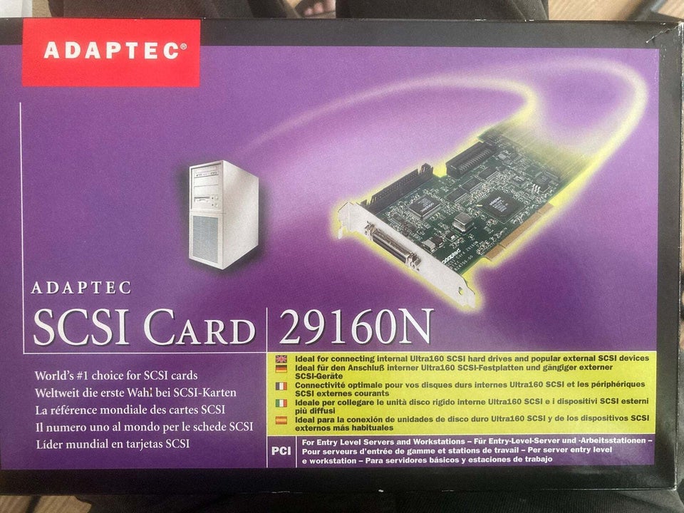 Andet, Adaptec SCSI-card, Perfekt