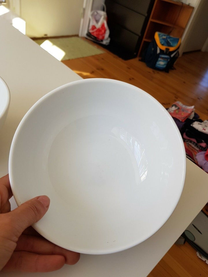 Porcelæn 2 Hvide skåle