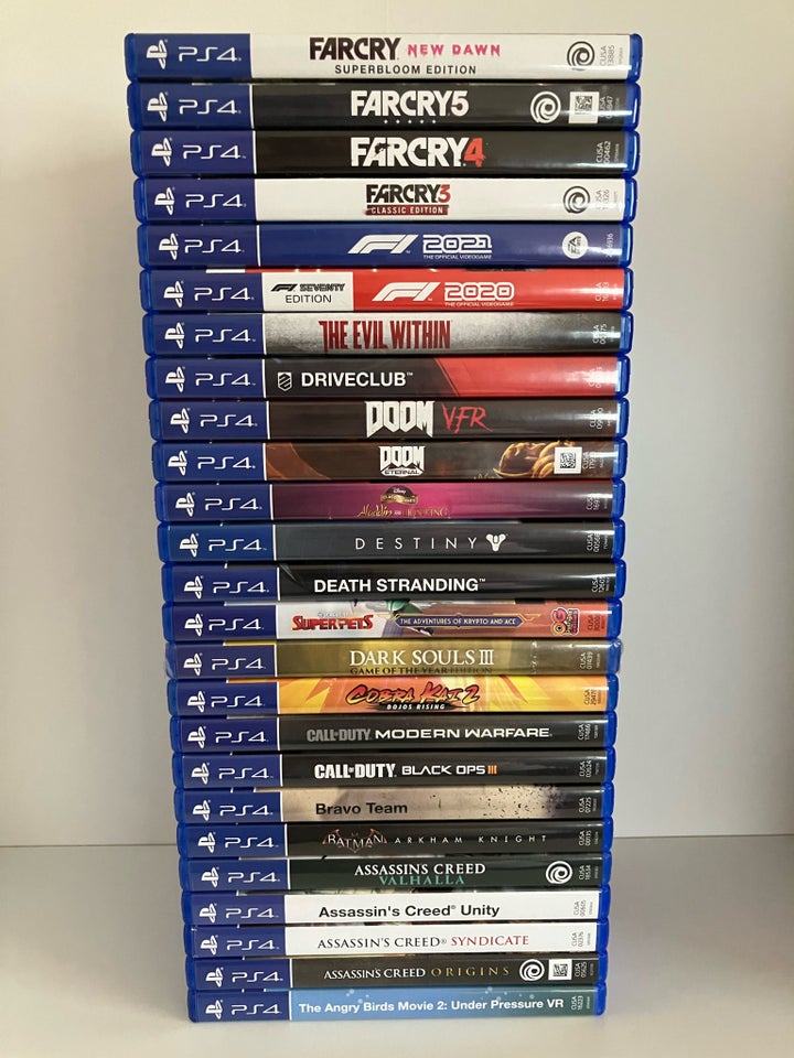 PlayStation 4 og 5 spil sælges, PS4