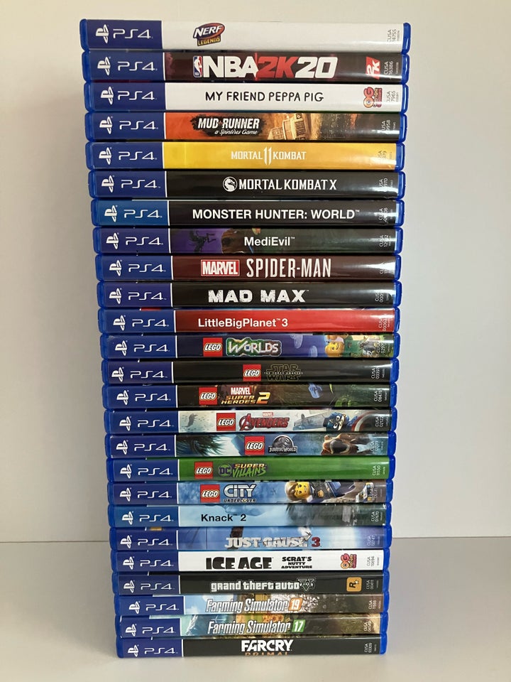 PlayStation 4 og 5 spil sælges, PS4