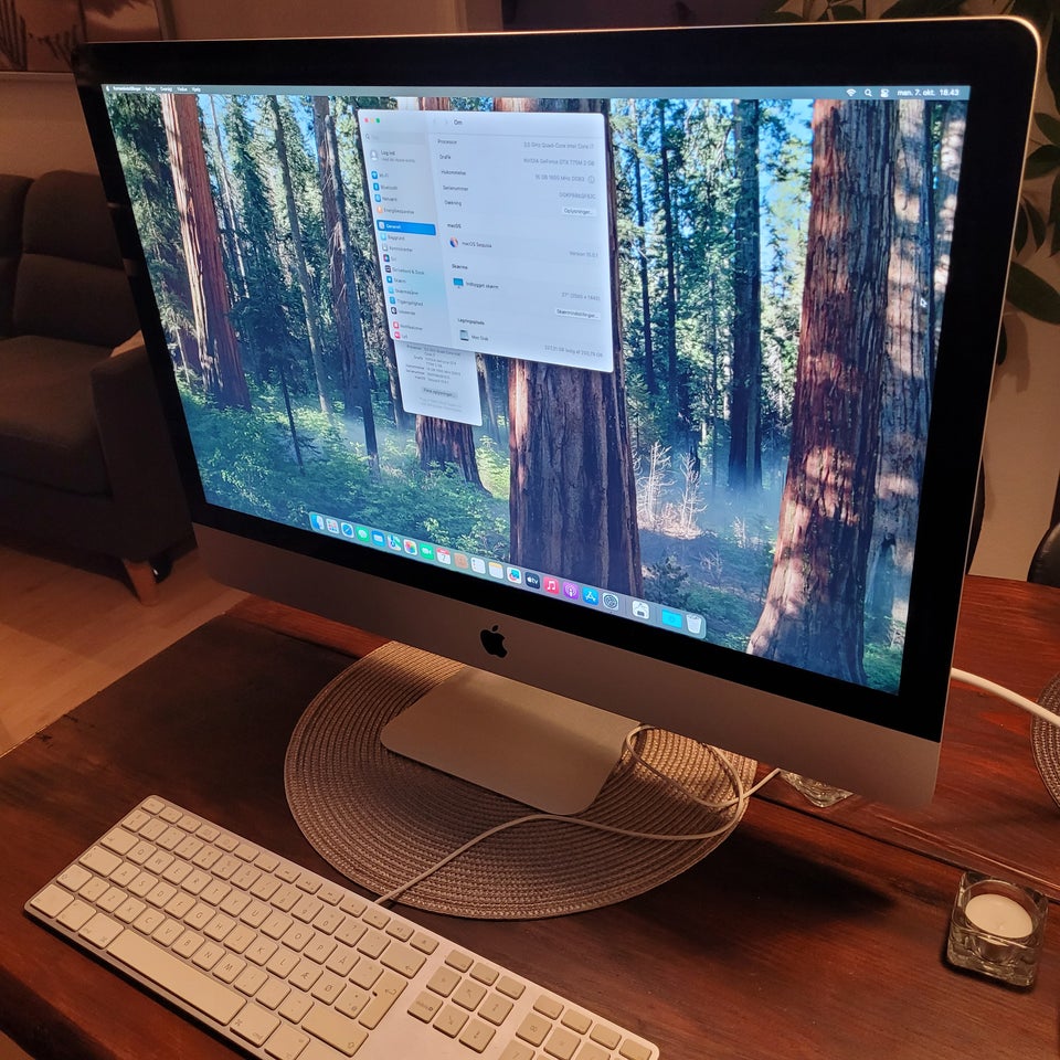 iMac, 27" Slim Model, I7 Quad Core