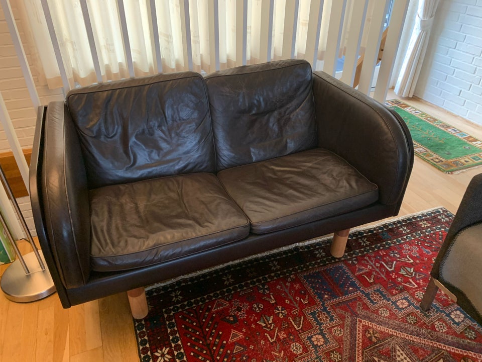 Sofa læder 2 pers