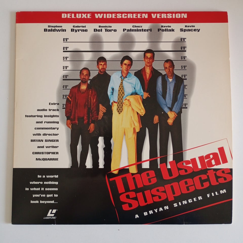 The Usual Suspects - Laserdisc,