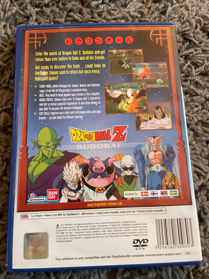 Dragnball z, PS2