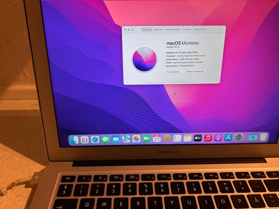 MacBook Air, 2015, 1.6 GHz