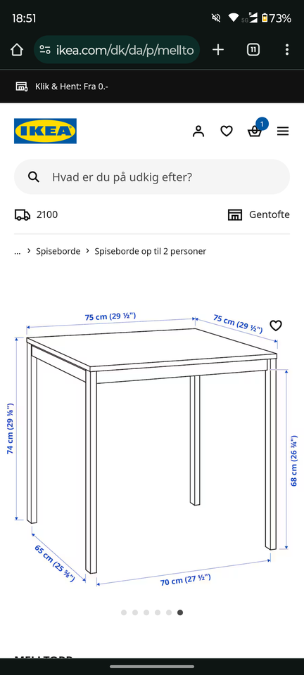 Spisebord Træ IKEA