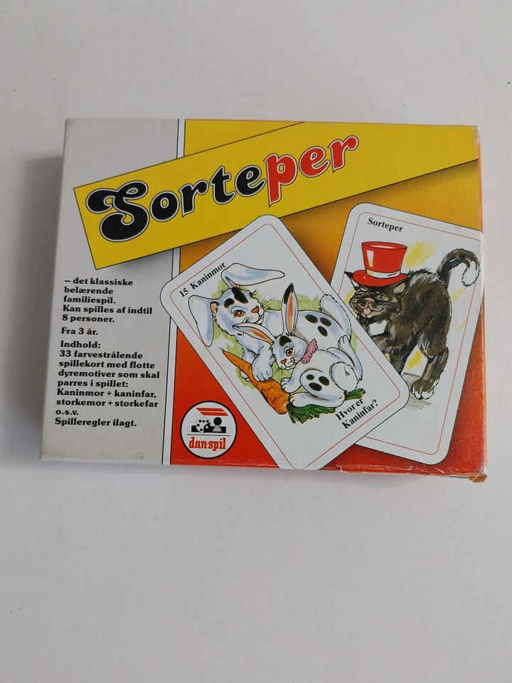 SortePer, kortspil