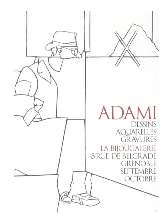 Galerie Maeght plakat Adami