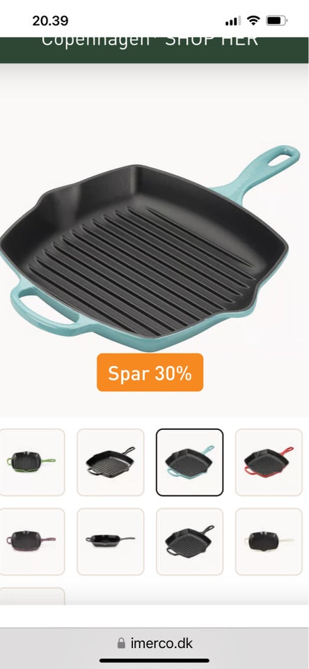 Grilpande, Le creuset