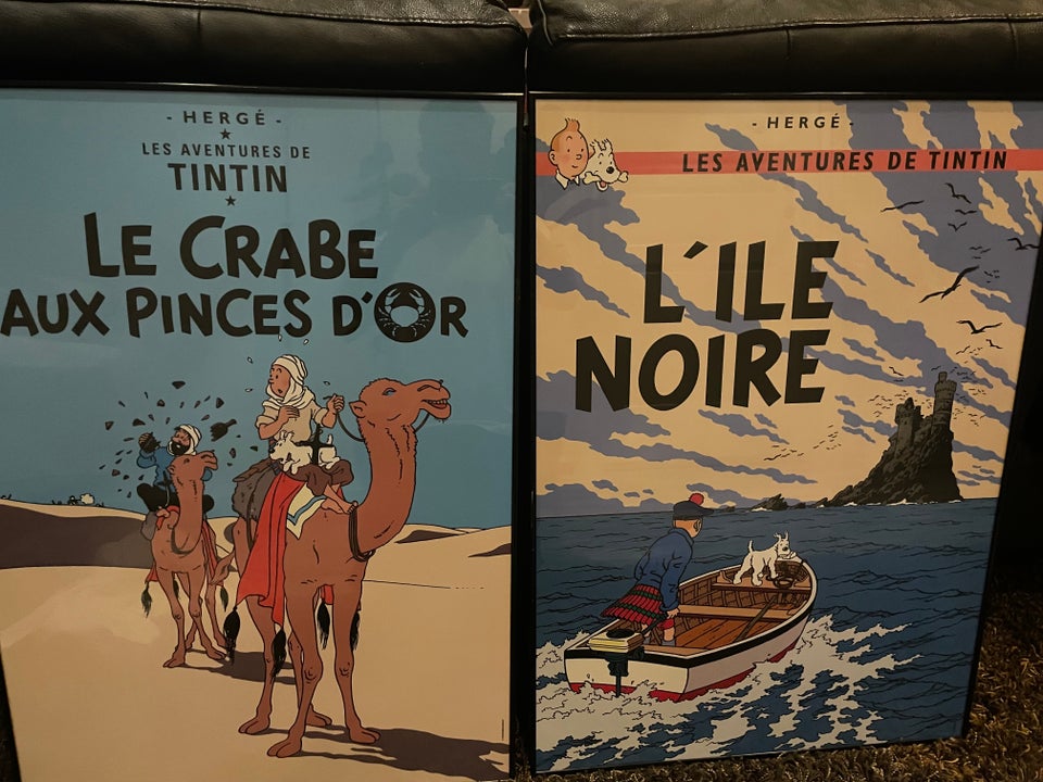 TinTin Maleri, Hergé, b: 57 h: 70