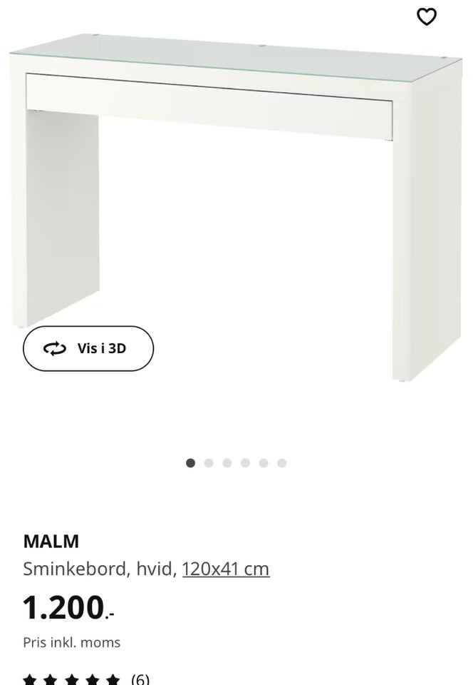 Ikea malm makeupbord Ikea